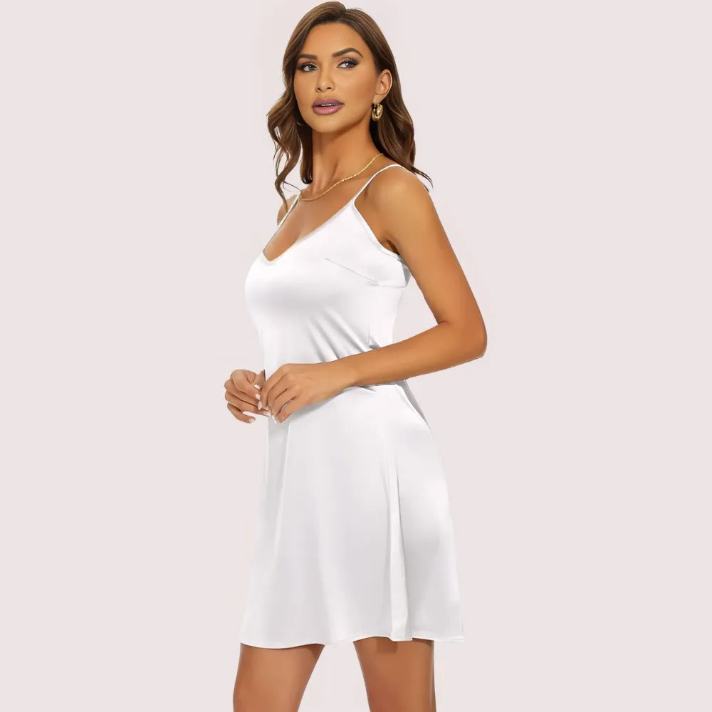 Luxe Silken Adjustable Slip Dress