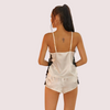 French Daina Classic Silk Satin lounge set