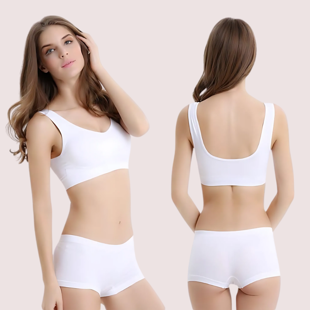 Medium Impact Sports Bra Boyshort Set