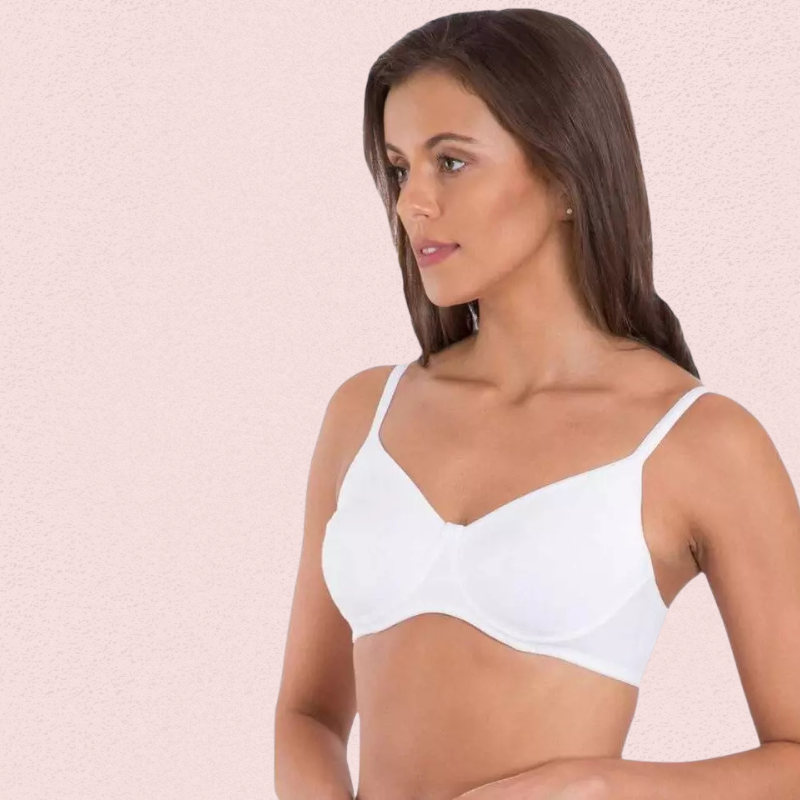 Women’s Cotton All-Day Wear Bra – Non-Wired, 2-Pack
